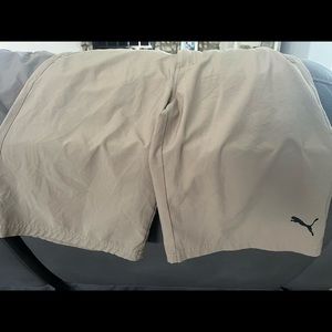 Puma boy size 16 Tan